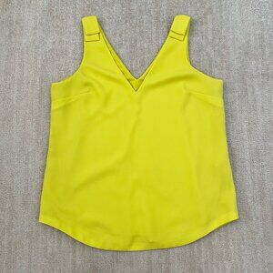 Sleeveless V Neck Blouse Top XL